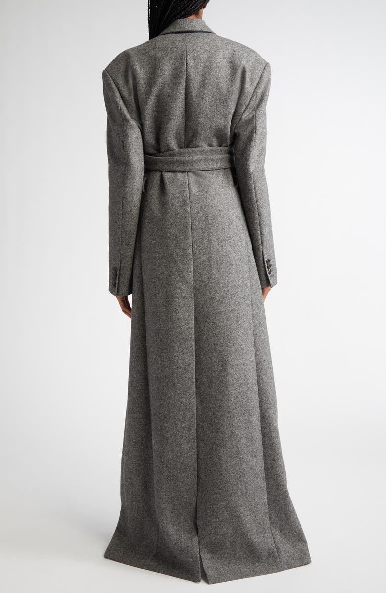 MONSE Crisscross Lapel Virgin Wool Herringbone Tweed Coat, Alternate, color, 