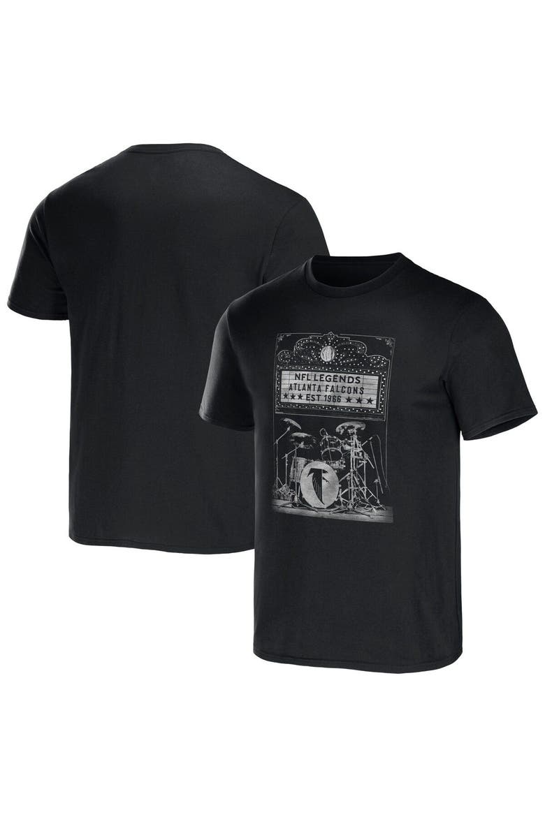 Men's NFL x Darius Rucker Collection by Fanatics Black Atlanta Falcons Band T-Shirt, Main, color, Black