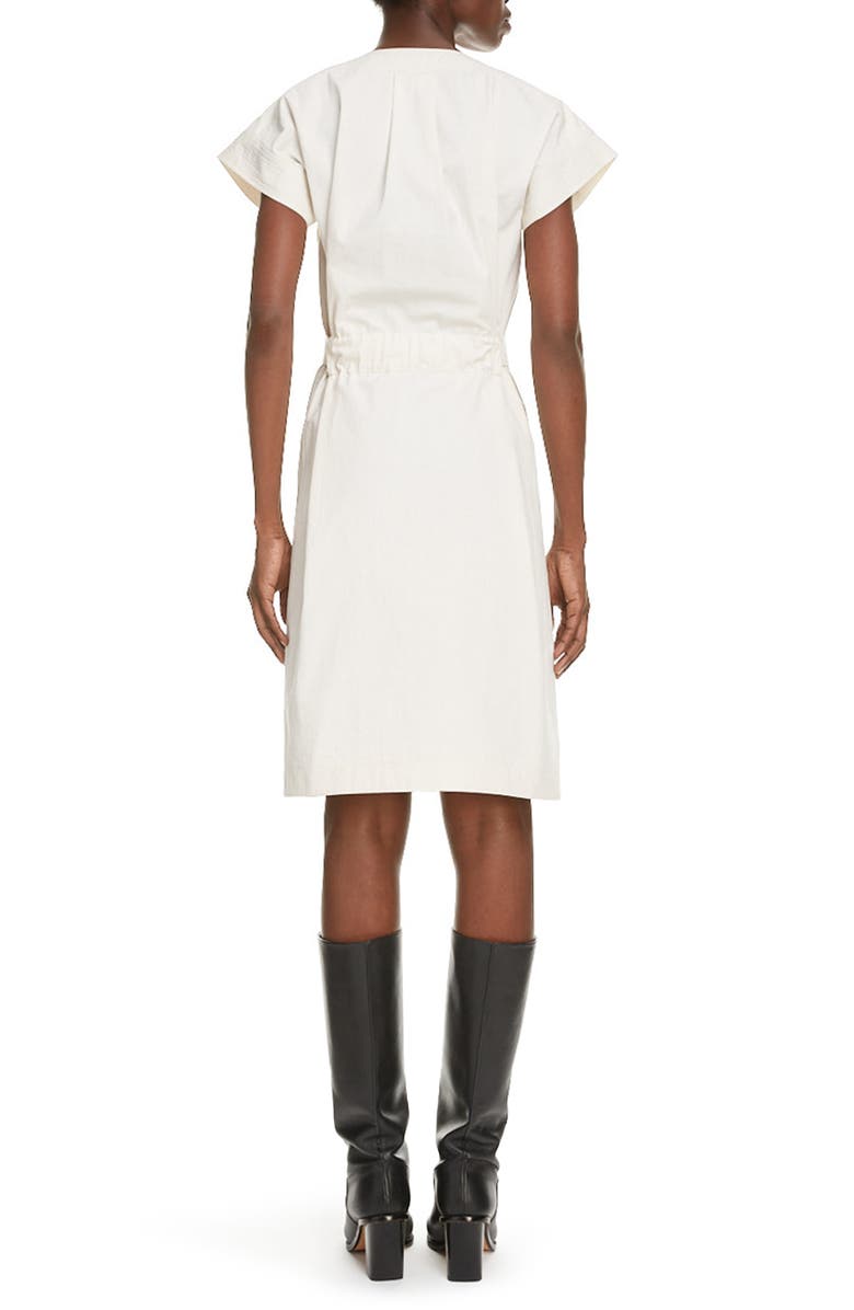 KENZO Belted Cotton Dress, Alternate, color, 