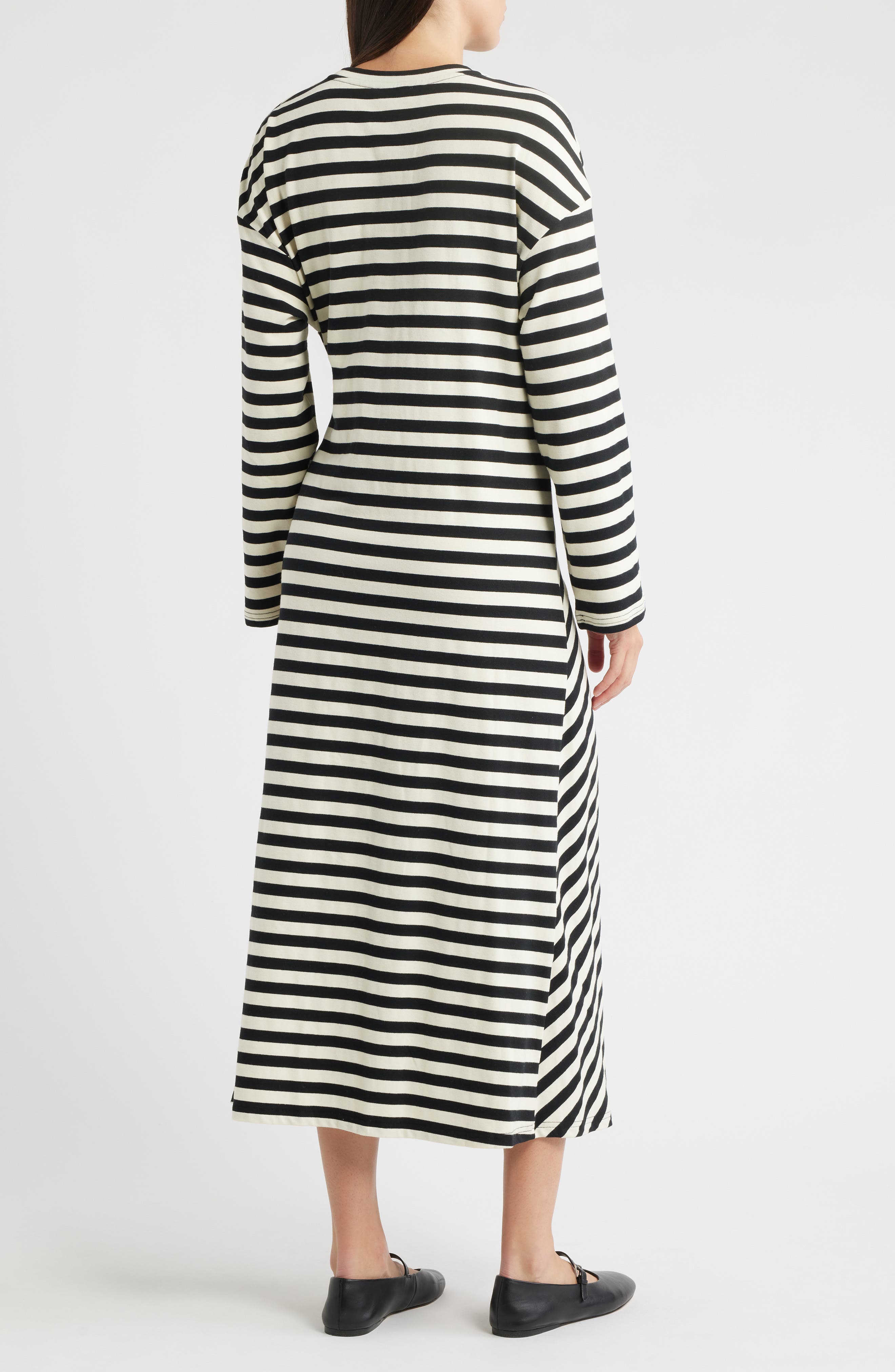 Fenouil Directional Stripe Long Sleeve Dress - image 2