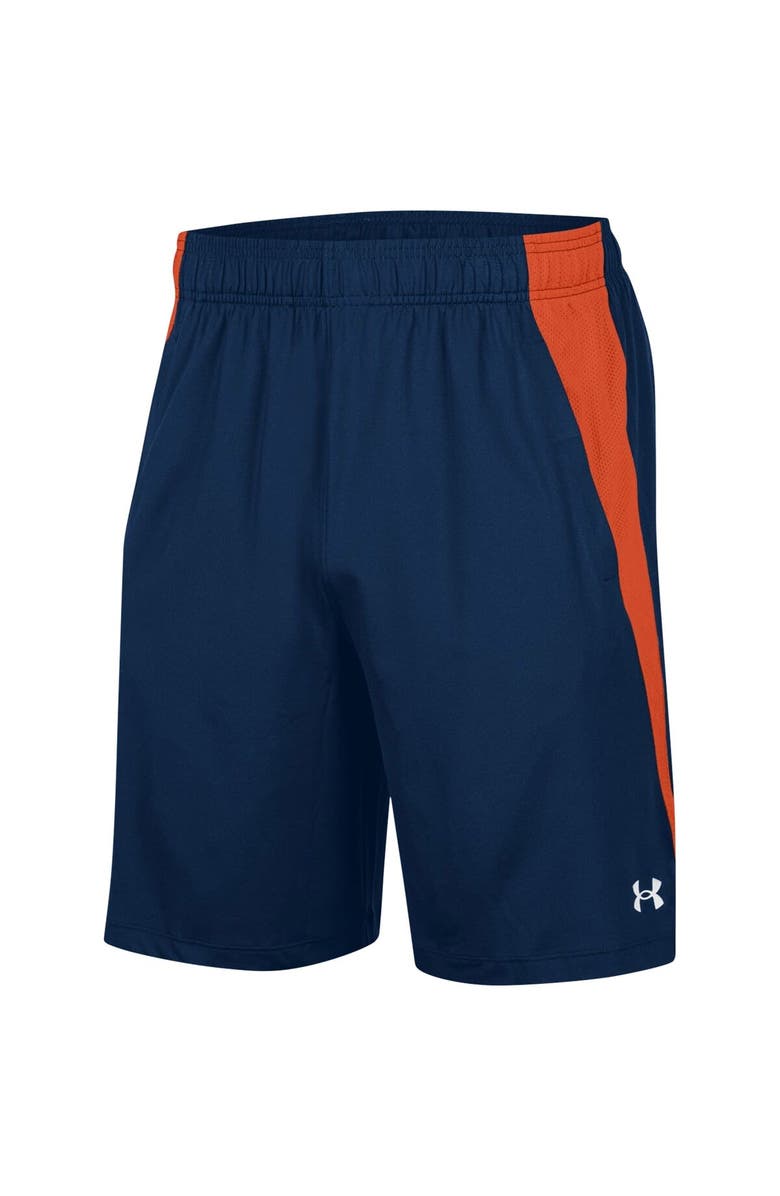 Under Armour Men's Under Armour Navy Auburn Tigers Tech Vent Shorts, Main, color, Navy
