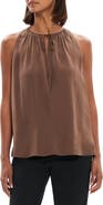 Theory Tie Neck Sleeveless Top