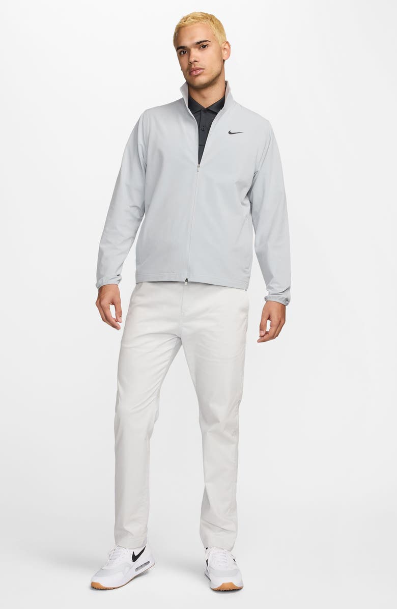 Nike Tour Water Repellent Full Zip Golf Jacket, Alternate, color, Light Smoke Grey/ Black