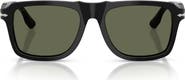 Persol PO8002S 55mm Polarized Rectangle Sunglasses