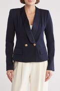 L'AGENCE Imogen Satin Lapel Blazer