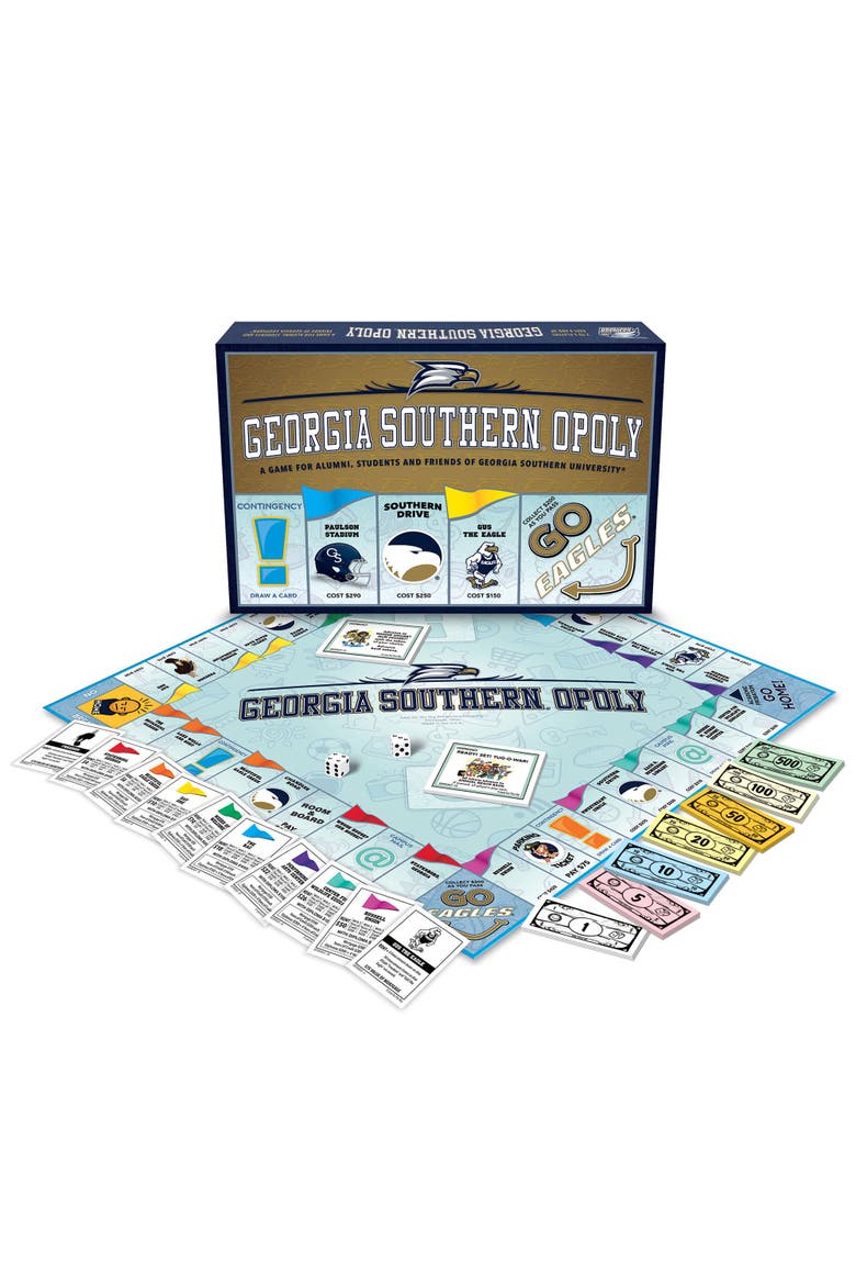 University Georgia Southernopoly Monopoly Board Game, Alternate, color, Multicolored