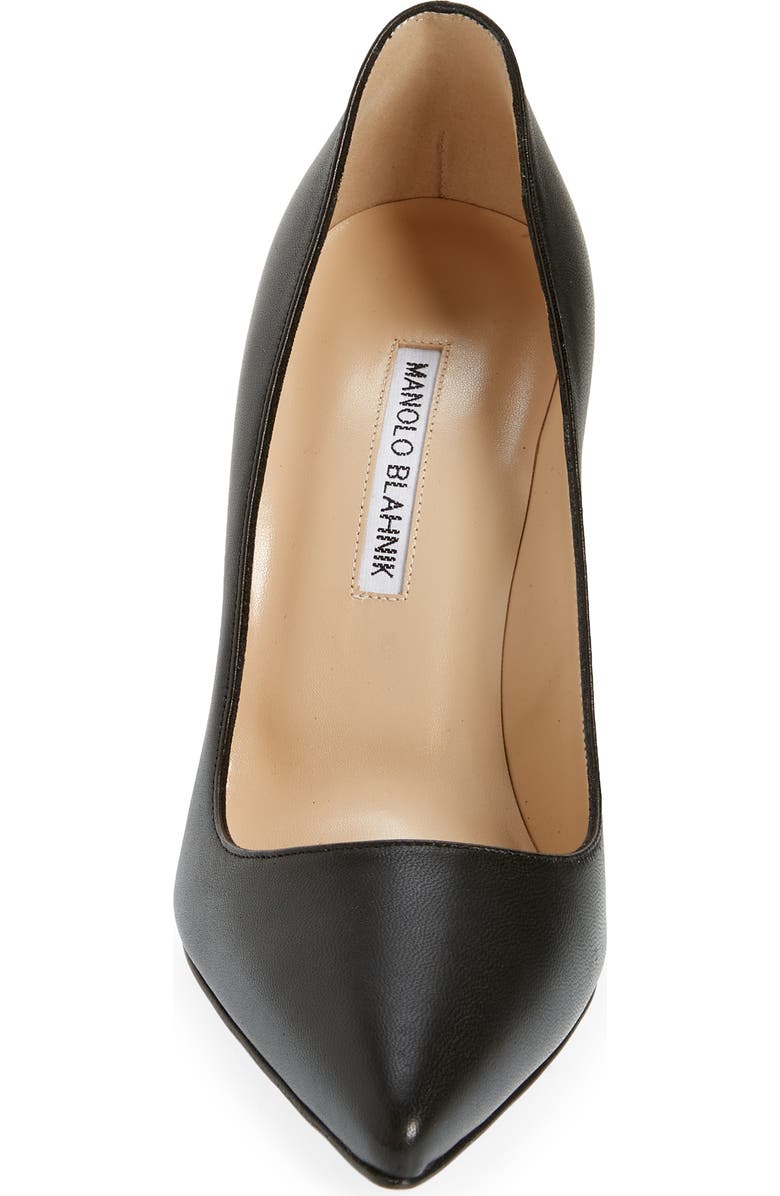Manolo Blahnik BB Pointed Toe Pump, Alternate, color, Blck(0015)