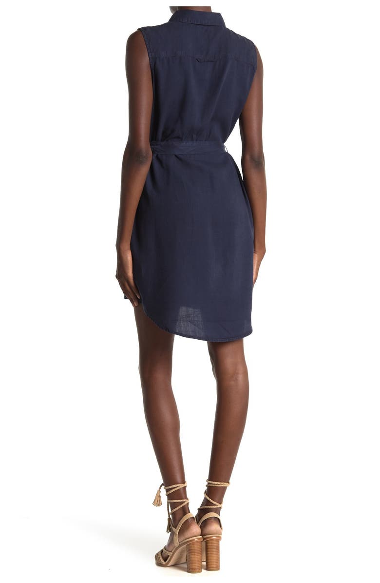 VELVET HEART Rosa Sleeveless Button Down Shirt Dress, Alternate, color,