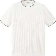 MANGO Rib Crewneck Shirt