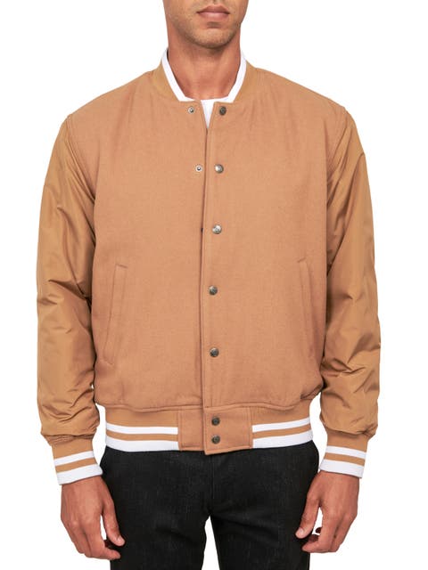 Solid Varsity Jacket