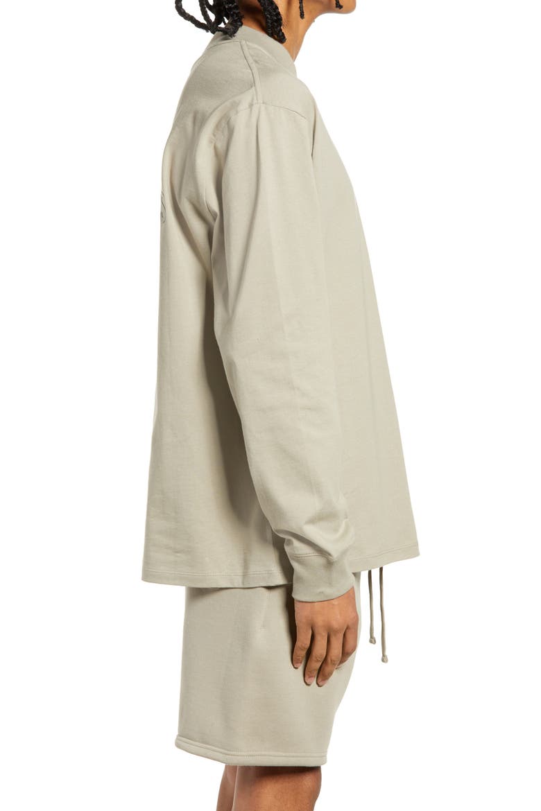Fear of God Essentials Unisex Logo Long Sleeve T-Shirt, Alternate, color, MOSS