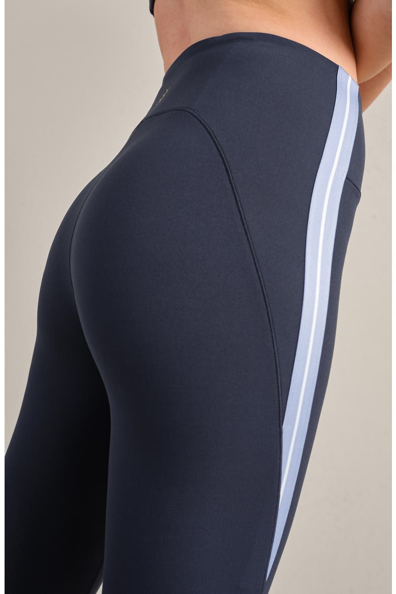 Retro Revive Side Stripe Leggings, Alternate, color, NAVY BLUE