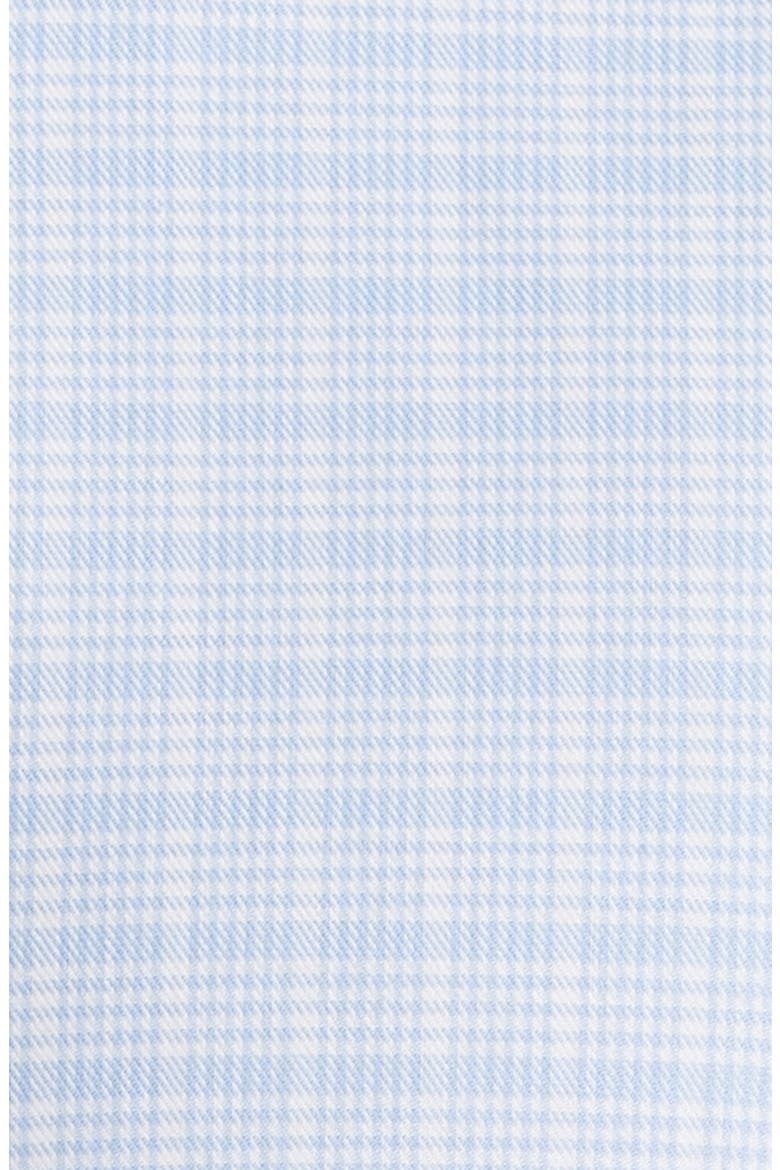 Hank Kent Slim Fit Plaid Stretch Cotton Dress Shirt, Alternate, color, OPEN BLUE