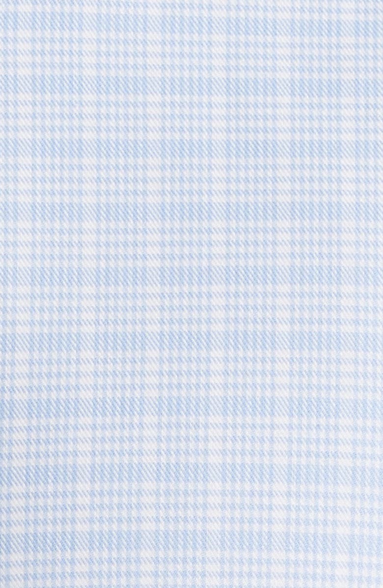 BOSS Hank Kent Slim Fit Plaid Stretch Cotton Dress Shirt, Alternate, color, Open Blue
