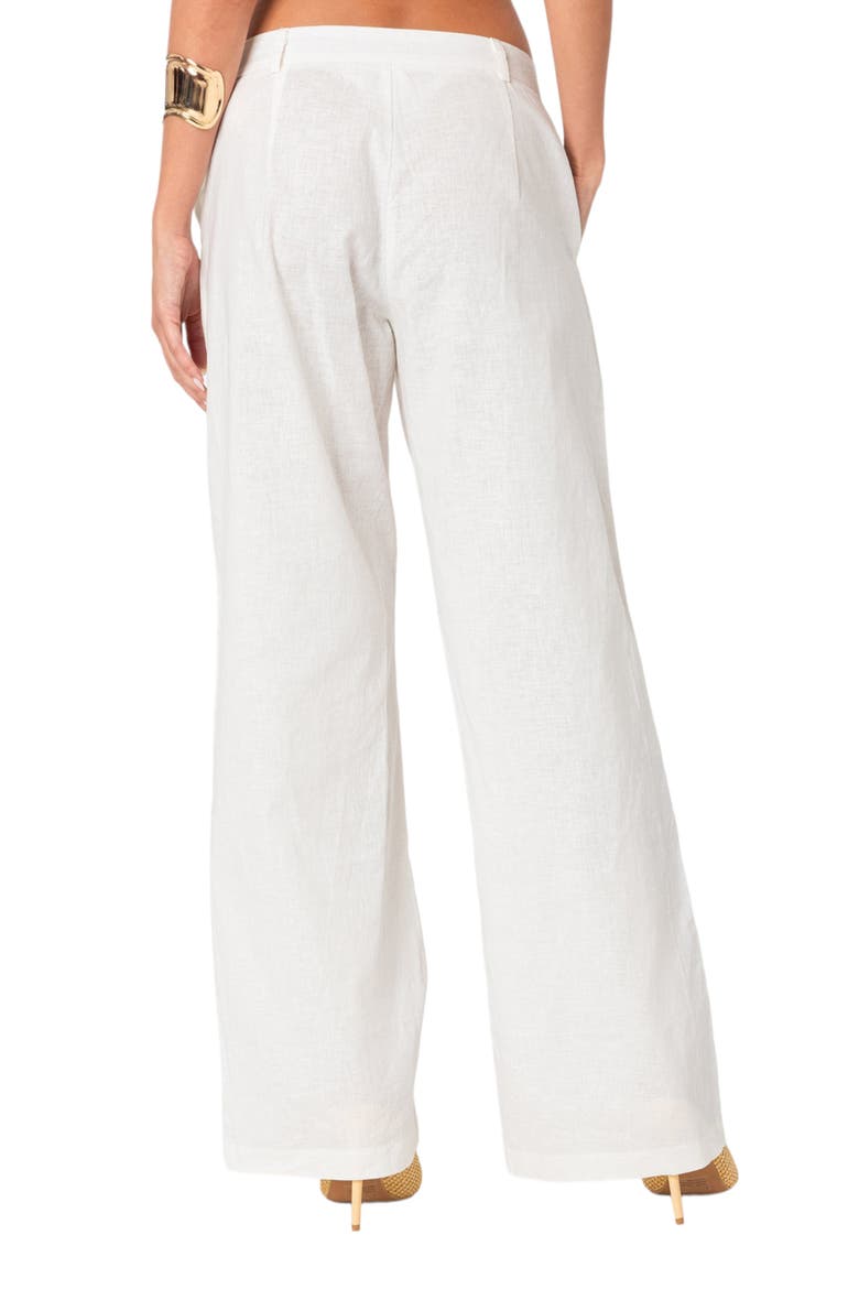 Arya Cotton Pants, Alternate, color, CREAM