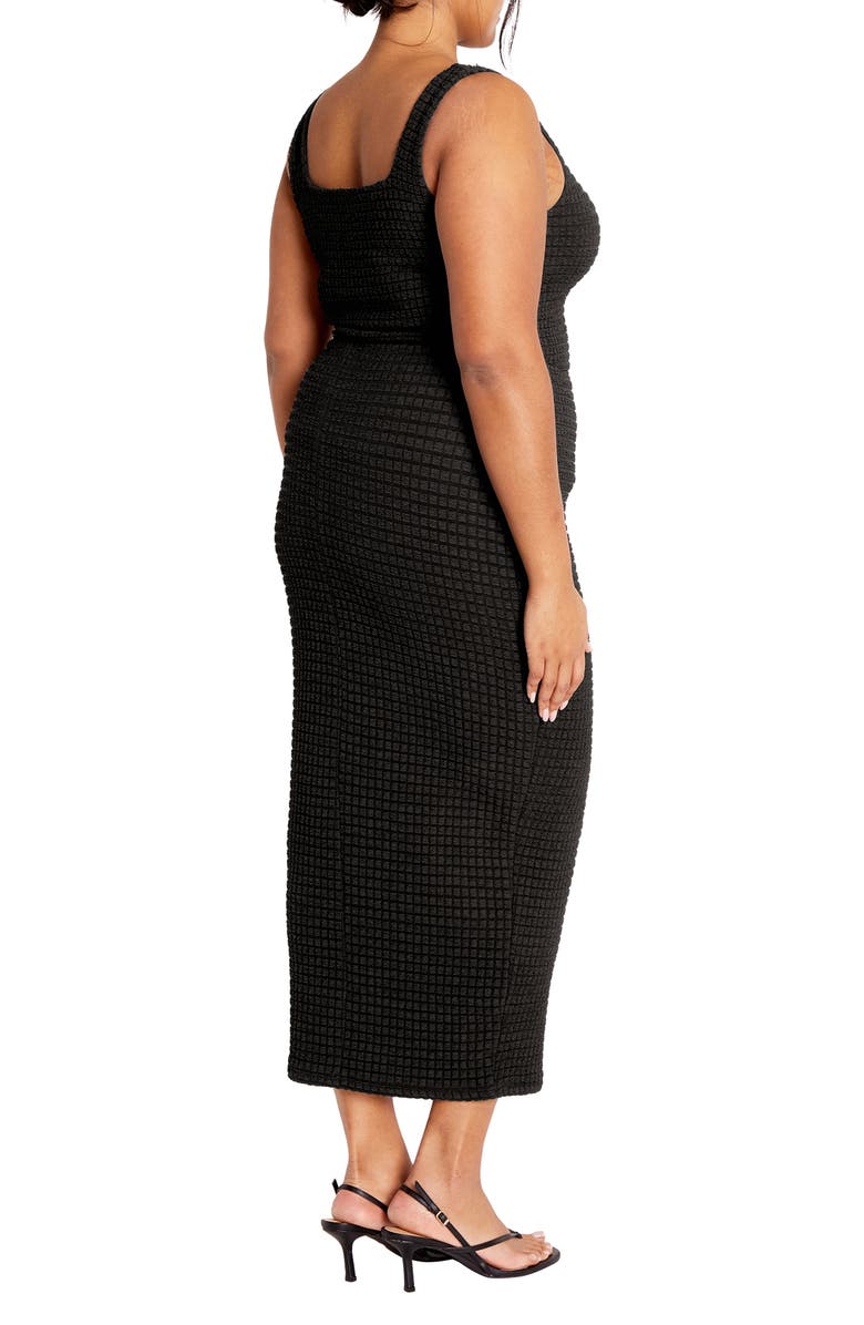 City Chic Elia Knit Pencil Skirt, Alternate, color, Black