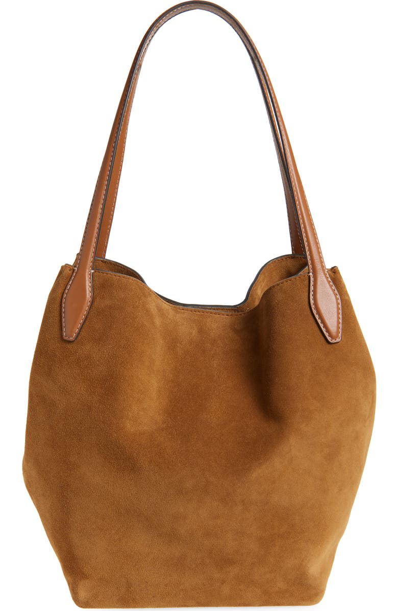 Madewell The Suede Shopper Tote, Main, color,