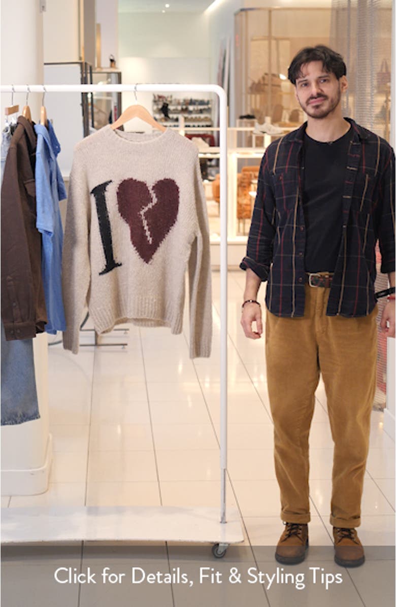 Lover Intarsia Sweater, sales video thumbnail