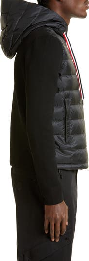 Moncler Quilted Down & Knit Cardigan | Nordstrom