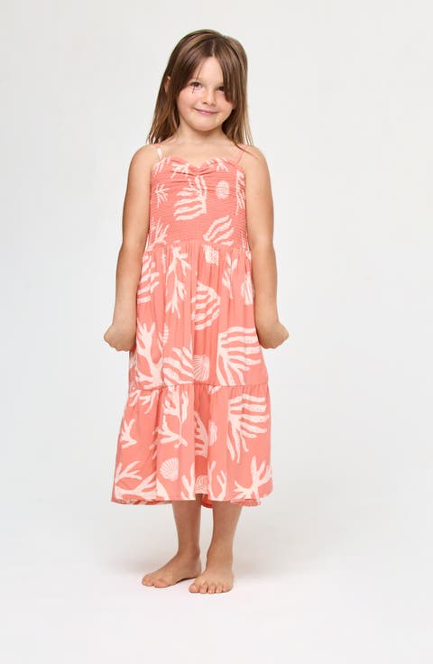 Kids' Little L Menorca Smocked Bodice Sundress (Little Kid & Big Kid)