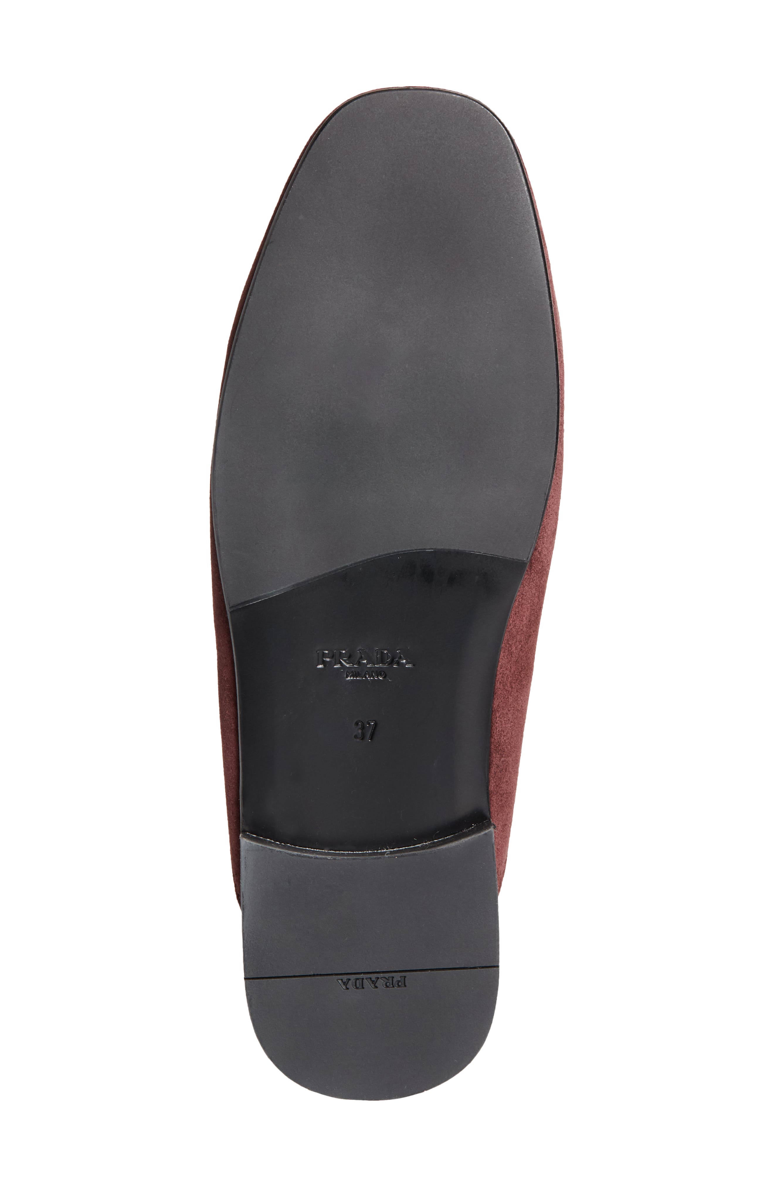 Logo Loafer Mule, Alternate, color, BORDEAUX