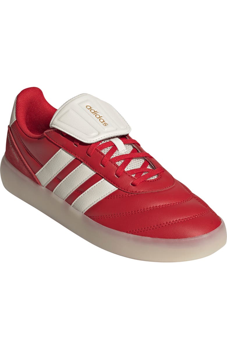 adidas Barreda Mundial Sneaker, Main, color, Scarlet/ Off White/ Gold Met