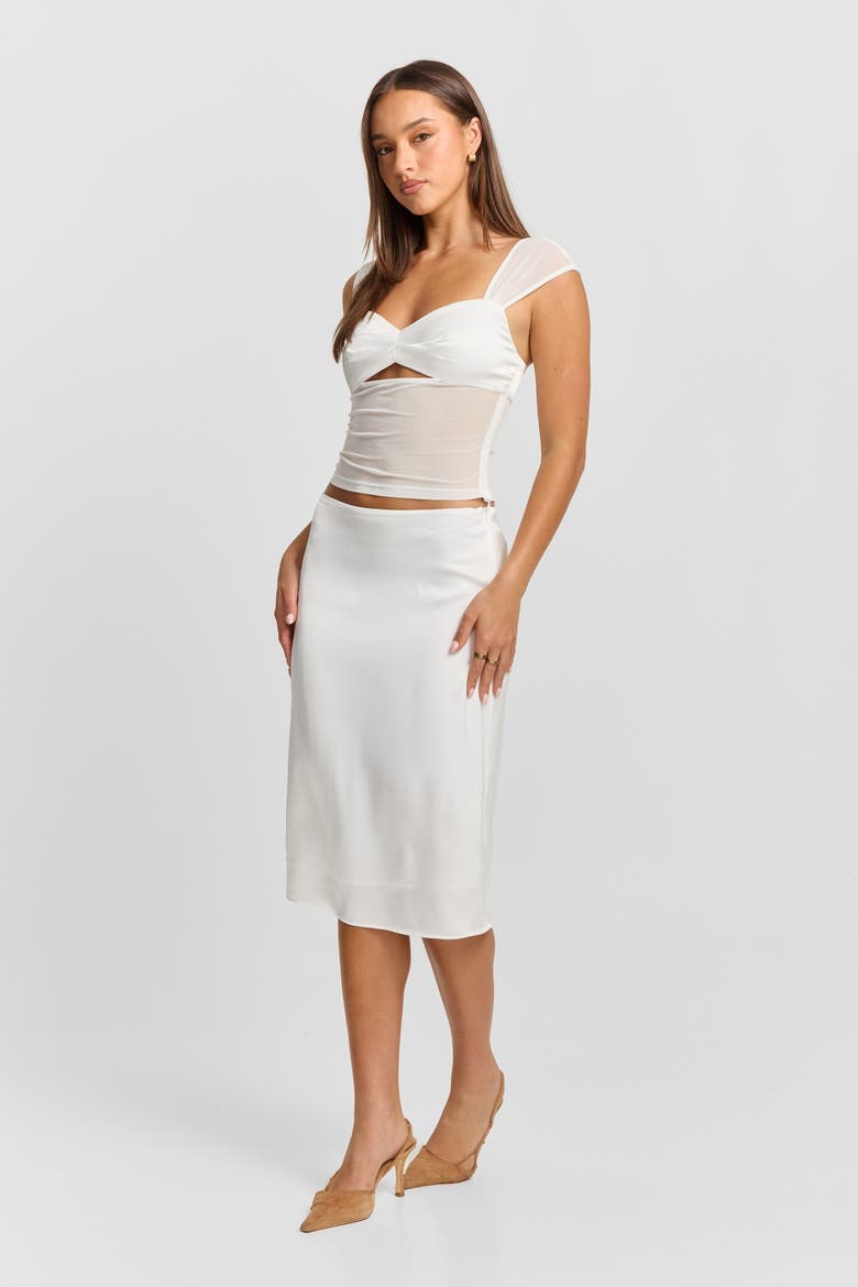 Anastasia Skirt, Alternate, color, White