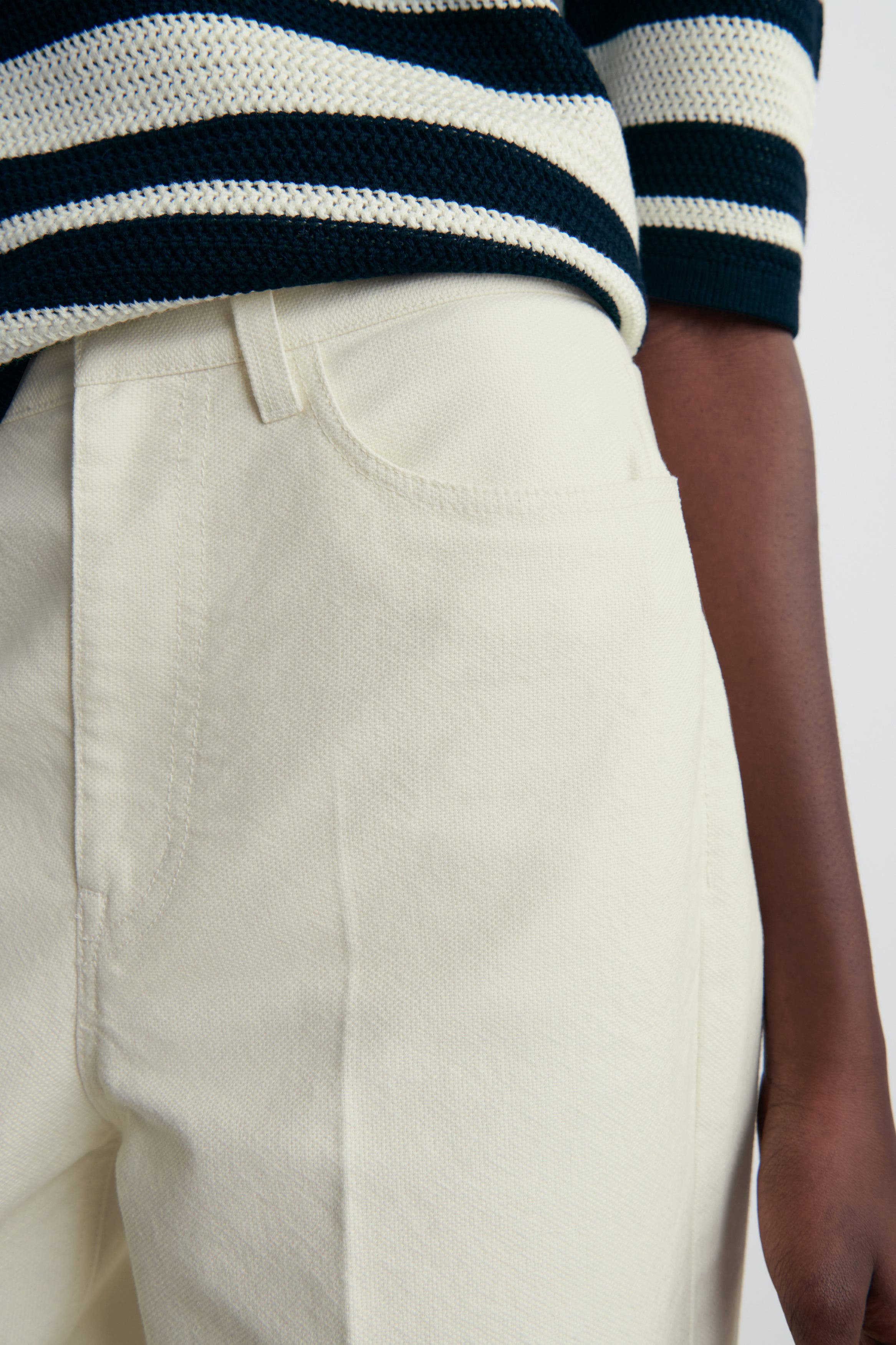 Cotton-Canvas Straight-Leg Pants - image 2
