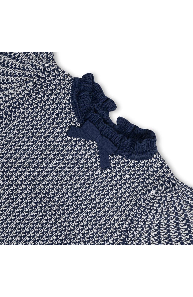 Hope & Henry Baby Girls' Organic Ruffle Edge Sweater Dress, Infant, Alternate, color,