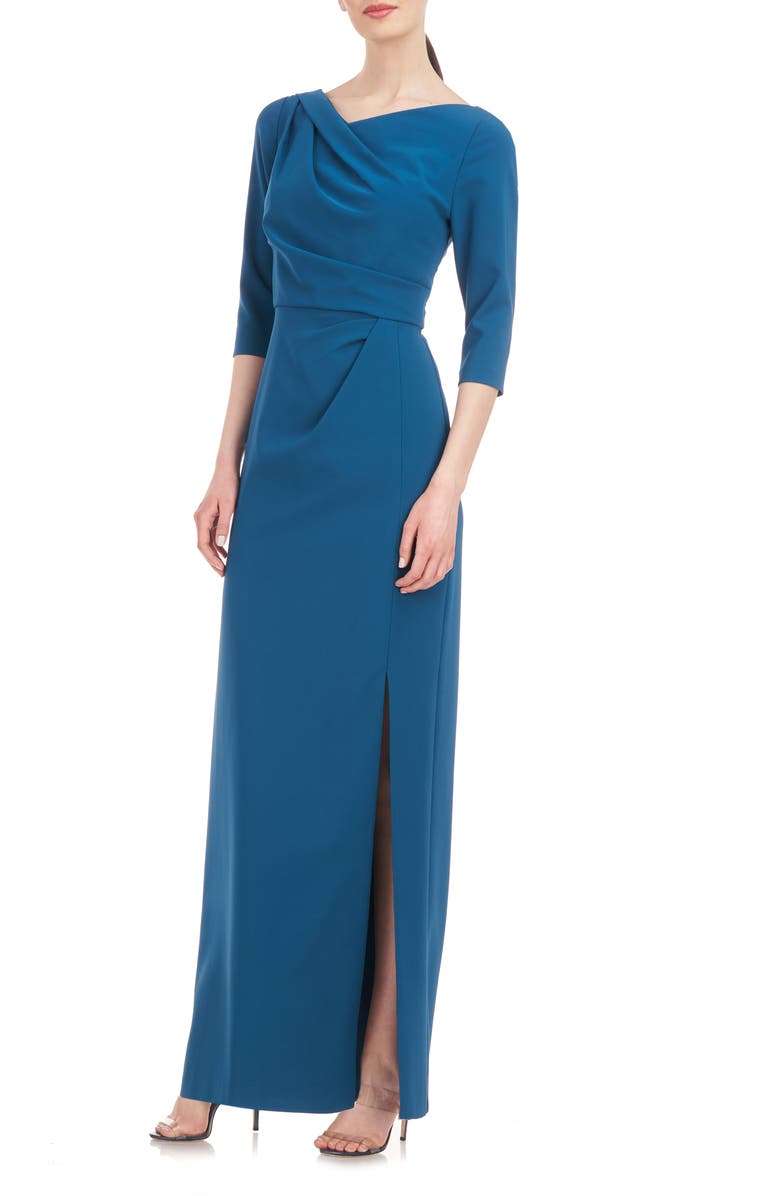 Kay Unger Margerite Column Gown, Alternate, color,