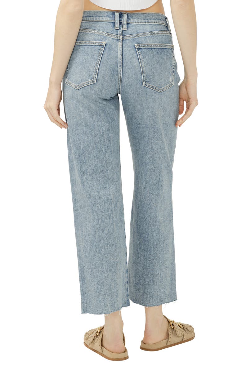 Silver Jeans Co. Western Relaxed Ankle Straight Leg Jeans, Alternate, color, 