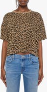 MOTHER The Boxy Leopard Print Ringer T-Shirt