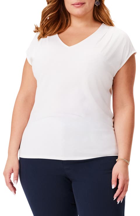 Everyday Jersey Cap Sleeve Top (Plus)