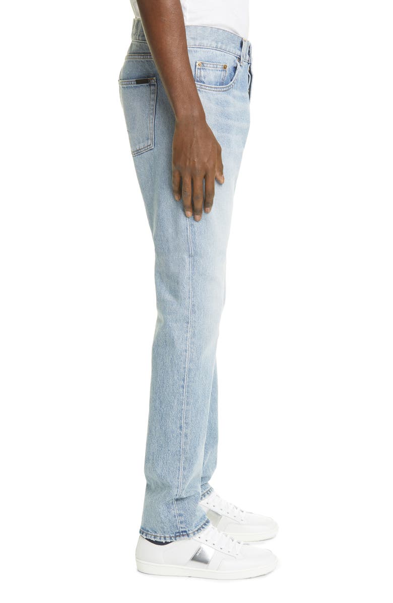 Saint Laurent 6830 Slim Fit Jeans, Alternate, color, 