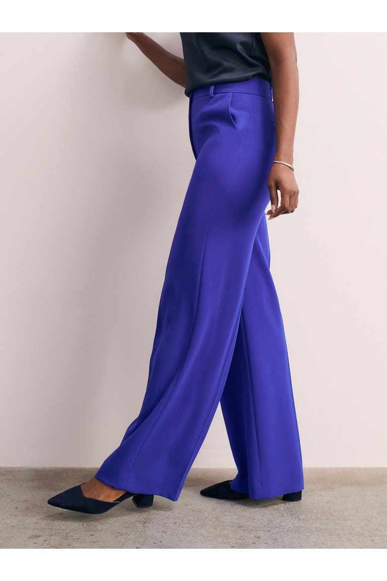 Adelaide Clever Crepe Pants, Alternate, color, Blue