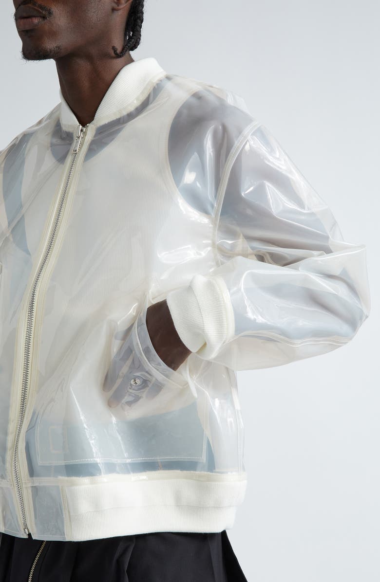 Undercover Transparent Bomber Jacket, Alternate, color, 