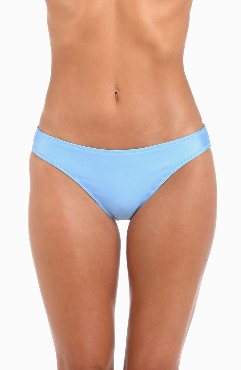 L'AGENCE Nicole Classic Bikini Bottoms, Main, color, Sky