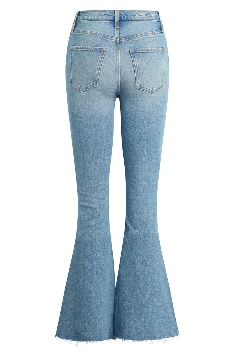Favorite Daughter The Valentina Super High Waist Flare Jeans, Alternate, color, Tulum