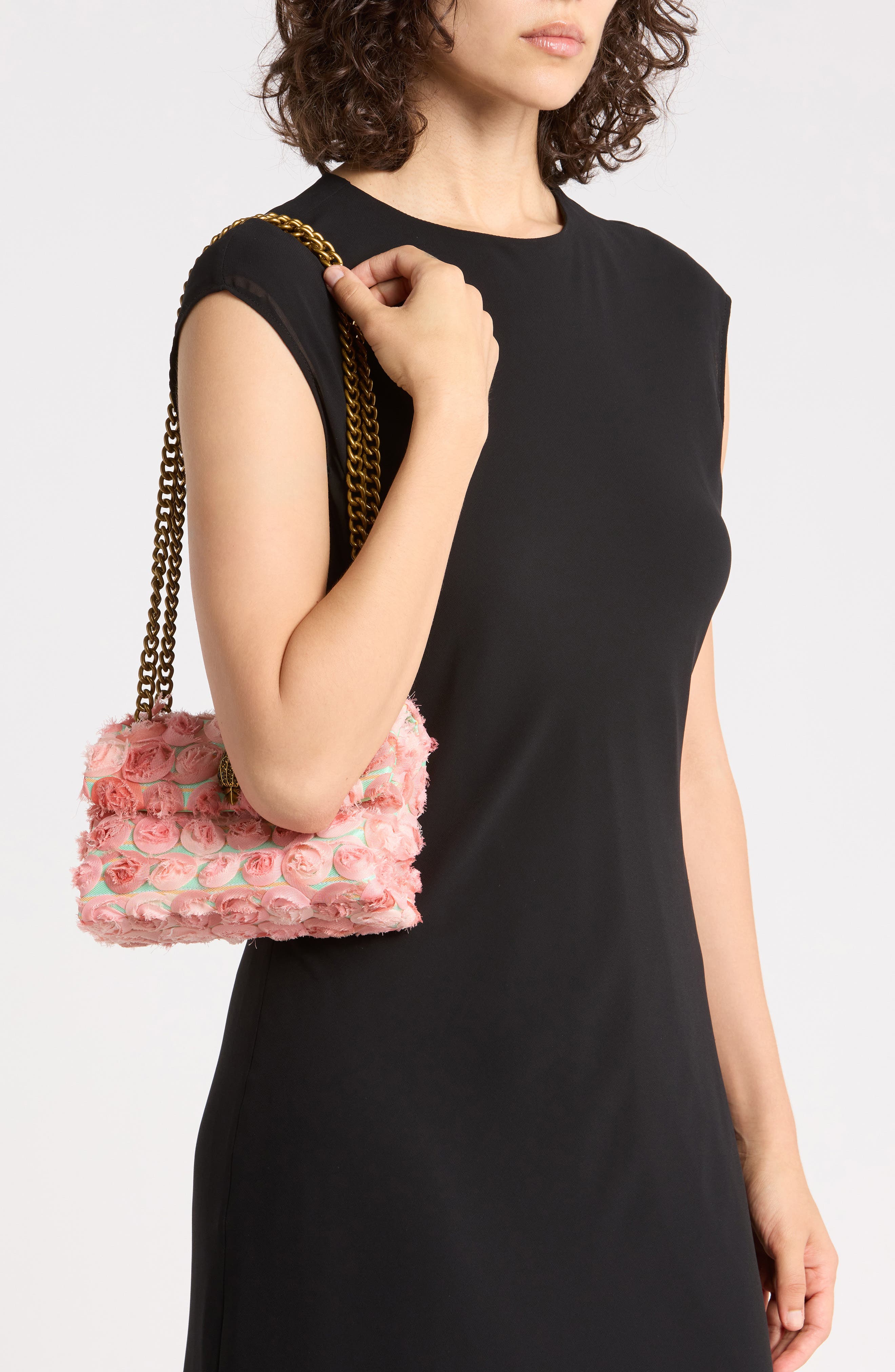Mini Soft Kensington Crossbody Bag, Alternate, color, PINK