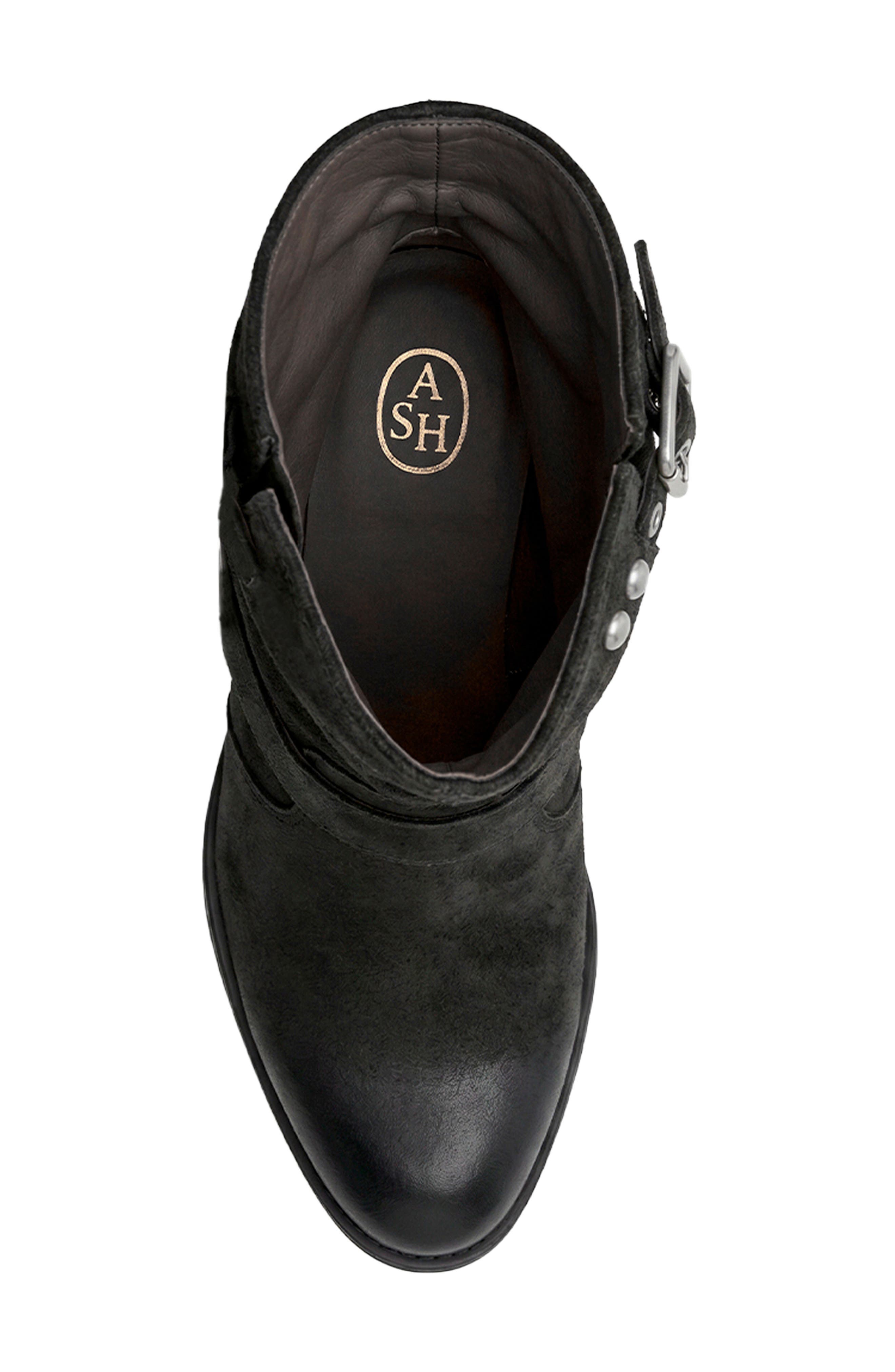 Freesia Leather Tall Boot, Alternate, color, AFRICA BROWN SUEDE