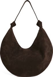 Reformation Rhea Suede Hobo Bag