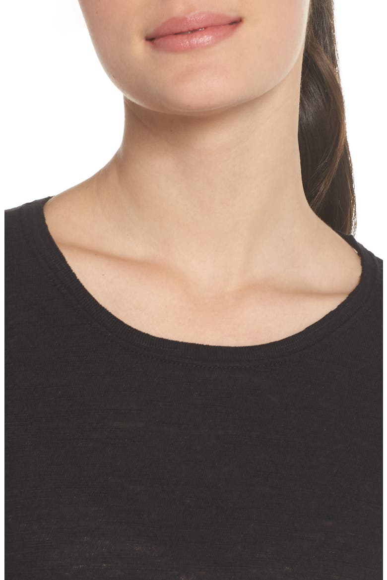 Retreat Cutout Tee, Alternate, color, BLACK