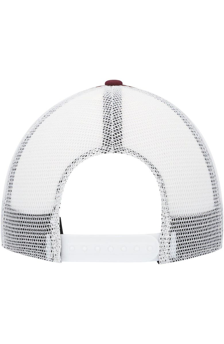 adidas Men's adidas Maroon Mississippi State Bulldogs Script Trucker Snapback Hat, Alternate, color, Maroon