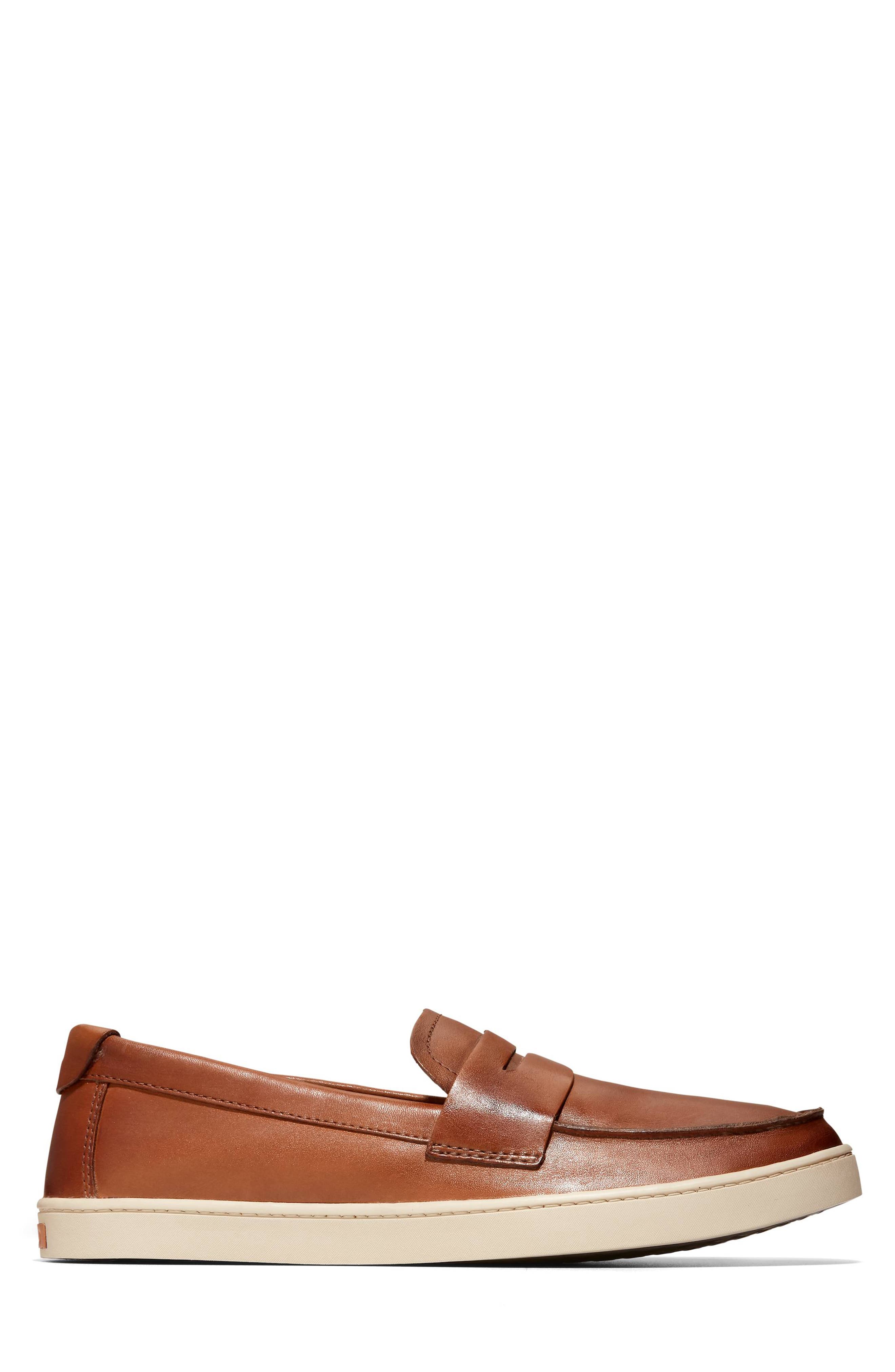 Cole Haan Pinch Weekend Penny Loafer, Alternate, color, Ch British Tan/ Angora
