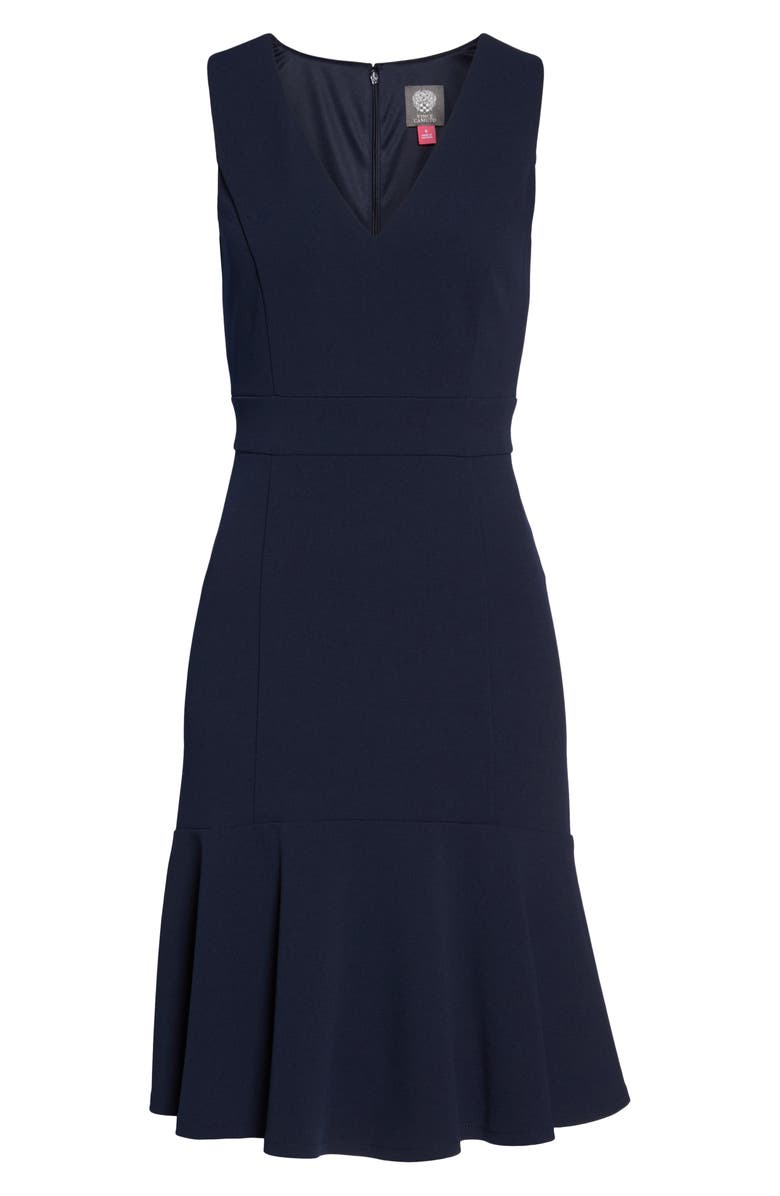 Vince Camuto Ruffle Hem Body-Con Dress, Alternate, color, 