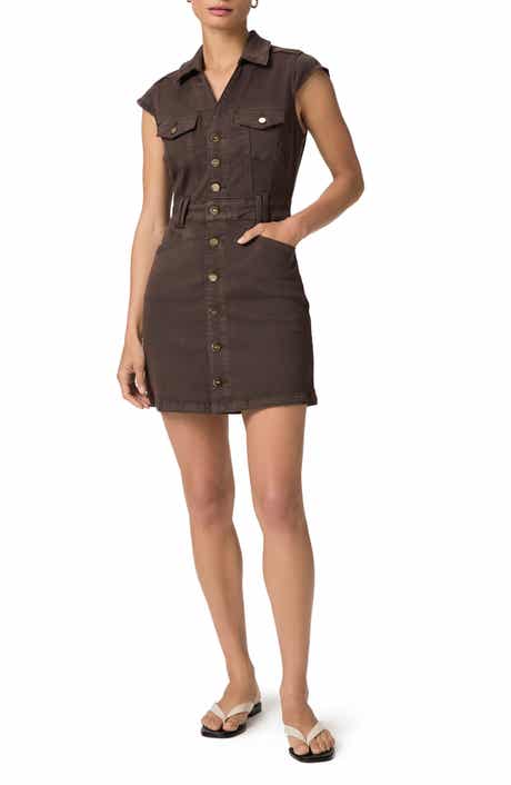 PAIGE Jaxsyn Jolene Denim Minidress