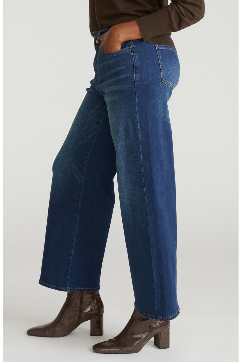 Roxy High Waist Relaxed Bootcut Jeans, Alternate, color, FIELD OF DREAMS INDI