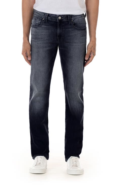 Jimmy Slim Straight Leg Jeans (Shadow Black) (Nordstrom Exclusive)