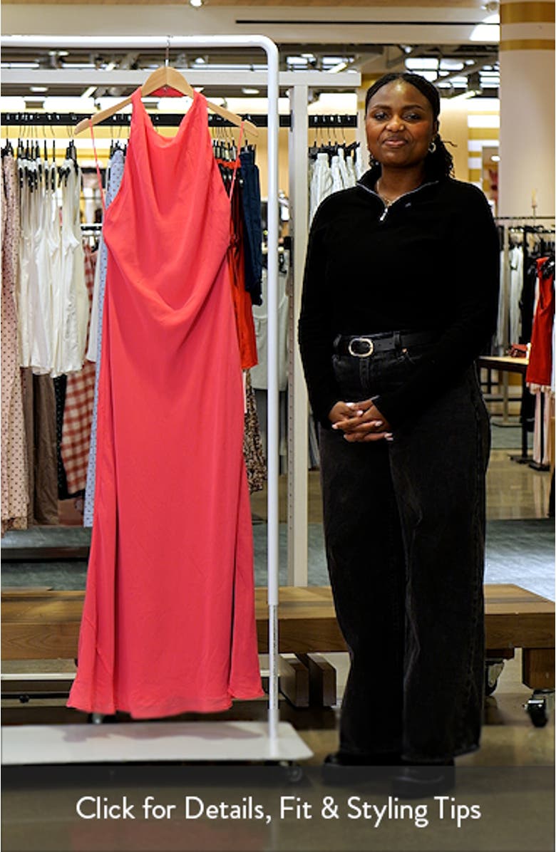 Similina Halter Evening Dress, sales video thumbnail