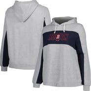 PROFILE Women's Profile Heather Gray Boston Red Sox Plus Size Pullover Jersey Hoodie